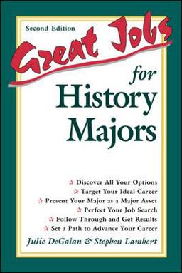 Great Jobs for History Majors 2nd 9780658010613 Front Cover