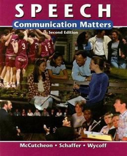 Speech: Communication Matters 2nd 9780658013355 Front Cover