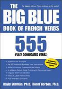 Big Blue Book of French Verbs 555 Fully Conjugated Verbs  9780658014888 Front Cover