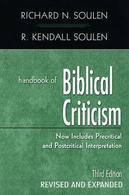 Handbook of Biblical Criticism 3rd 9780664223144 Front Cover