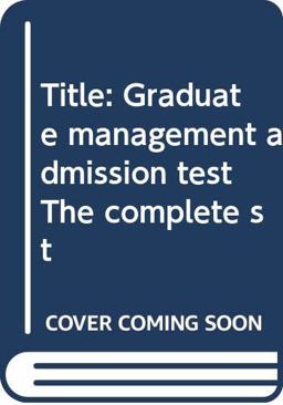 Graduate Management Admission Test