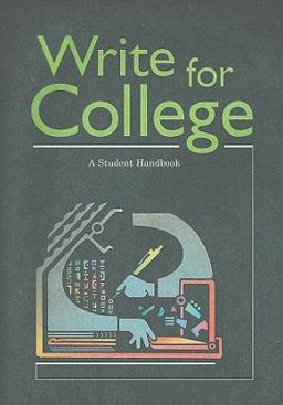 Write for College A Student Handbook 2nd 9780669000313 Front Cover