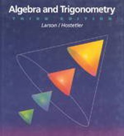 Algebra and Trigonometry