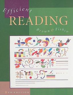 Efficient Reading 8th 9780669415933 Front Cover