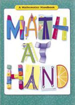 Math at Hand A Mathematics Handbook  9780669469226 Front Cover