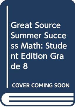 Great Source Summer Success Math