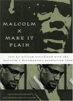 Malcolm X Make It Plain 1994 9780670848935 Front Cover