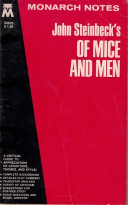 Monarch Notes on Of Mice and Men
