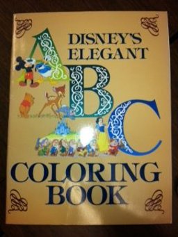 Disney's Elegant ABC Coloring Book