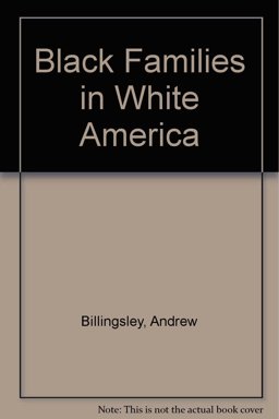 Black Families in White America  9780671671624 Front Cover