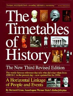 Timetables of History A Horizontal Linkage of People and Events 3rd 9780671742713 Front Cover