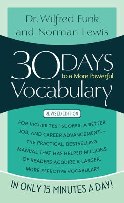 30 Days to a More Powerful Vocabulary  9780671743499 Front Cover