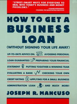 How to Get a Business Loan  9780671763459 Front Cover