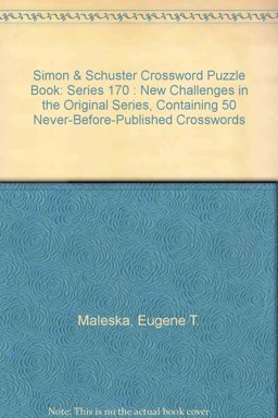 Simon and Schuster Crossword Puzzle Book
