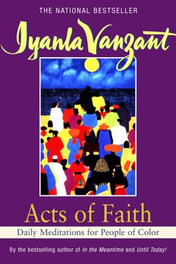 Acts of Faith Meditations for People of Color  9780671864163 Front Cover