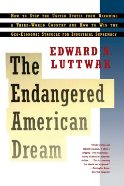 Endangered American Dream  9780671896676 Front Cover