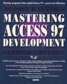 Alison Balter's Mastering Access 97 Development