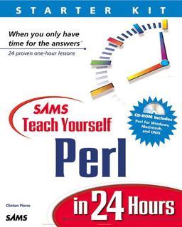 Teach Yourself Perl in 24 Hours  9780672317736 Front Cover