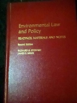Environmental Law and Policy