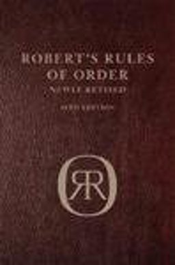 Robert's Rules of Order