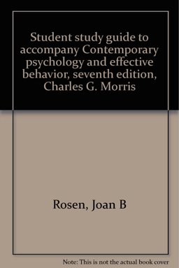 Contemporary Psychology and Effective Behavior