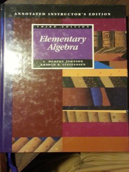 Elementary Algebra Elementary Algebra