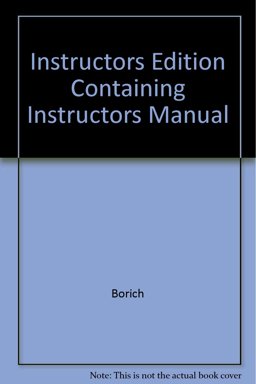 Instructors Edition Containing Instructors Manual