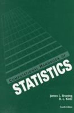 Computational Handbook of Statistics 4th 9780673990853 Front Cover