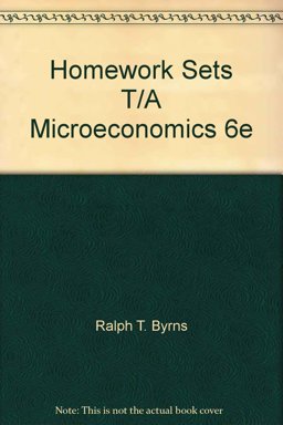 Homework Sets Microecon