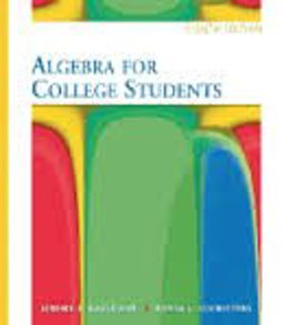Algebra for College Students