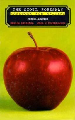 Scott, Foresman Handbook for Writers 4th 9780673997289 Front Cover