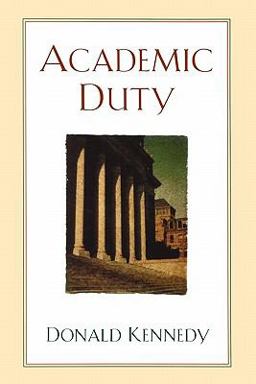 Academic Duty  9780674002234 Front Cover