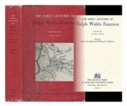 Early Lectures of Ralph Waldo Emerson, Volume III: 1838-1842