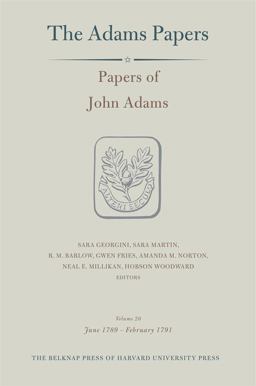 Papers of John Adams, Volume 20