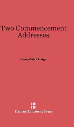 Two Commencement Addresses