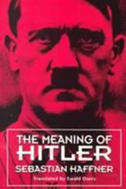 Meaning of Hitler  9780674557758 Front Cover