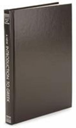 New Introduction to Greek Third Edition Revised and Enlarged 3rd 9780674616004 Front Cover
