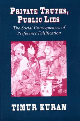 Private Truths, Public Lies The Social Consequences of Preference Falsification  9780674707580 Front Cover