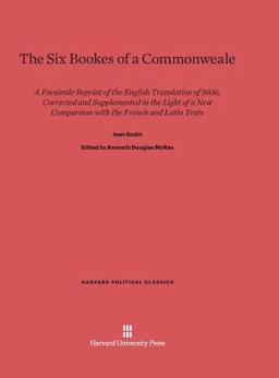 The Six Bookes of a Commonweale