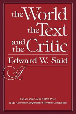 The World, the Text, and the Critic