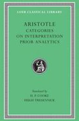 Categories. on Interpretation. Prior Analytics  9780674993594 Front Cover