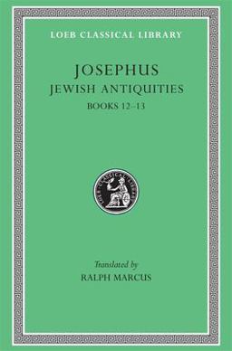 Jewish Antiquities, Volume V Books 12-13  9780674995772 Front Cover