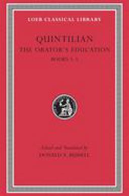Orator's Education, Volume II: Books 3-5  9780674995925 Front Cover