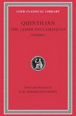 Lesser Declamations, Volume I  9780674996182 Front Cover