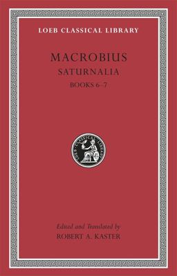 Saturnalia  9780674996724 Front Cover