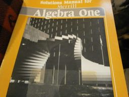Merrill Algebra One