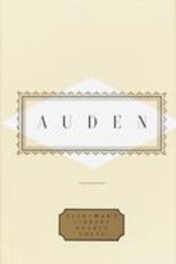 Auden: Poems Edited by Edward Mendelson  9780679443674 Front Cover