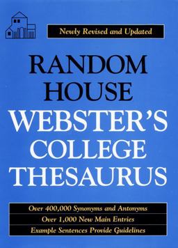 Random House Webster's College Thesaurus
