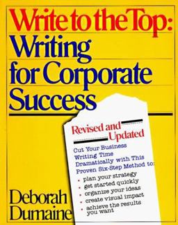 Write to the Top Writing for Corporate Success  9780679723462 Front Cover