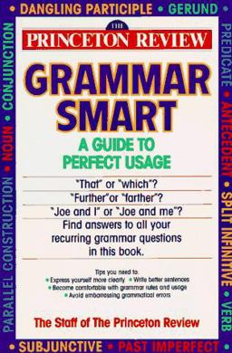 Grammar Smart A Guide to Perfect Usage  9780679746171 Front Cover